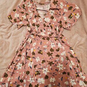 floral dress with a strap